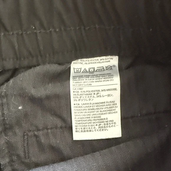 Banana Republic Black Elastic-Waist Chino Joggers - Picture 3 of 7